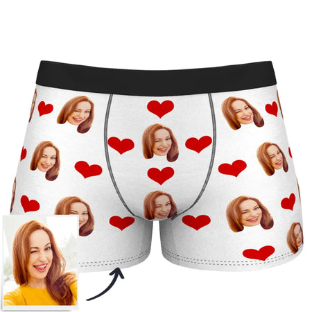 BOXERS PERSONNALISÉS AVEC PHOTOS